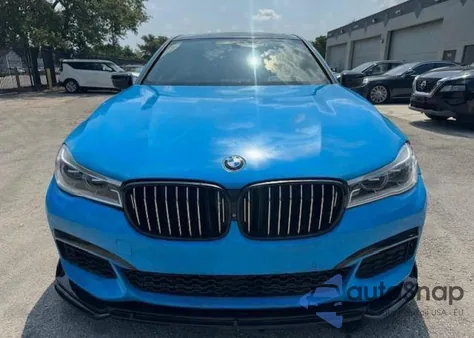 2017 BMW 750 I z USA, uszkodzony, nr VIN WBA7F0C34HGM22159